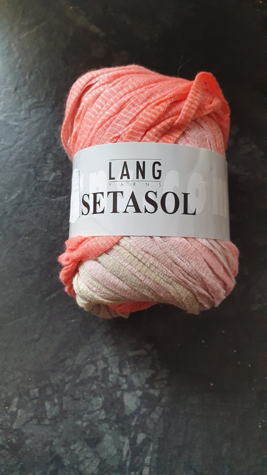 Lang Setasol, Seide und Baumwolle, verschieden Farben, Apricot-Beige
