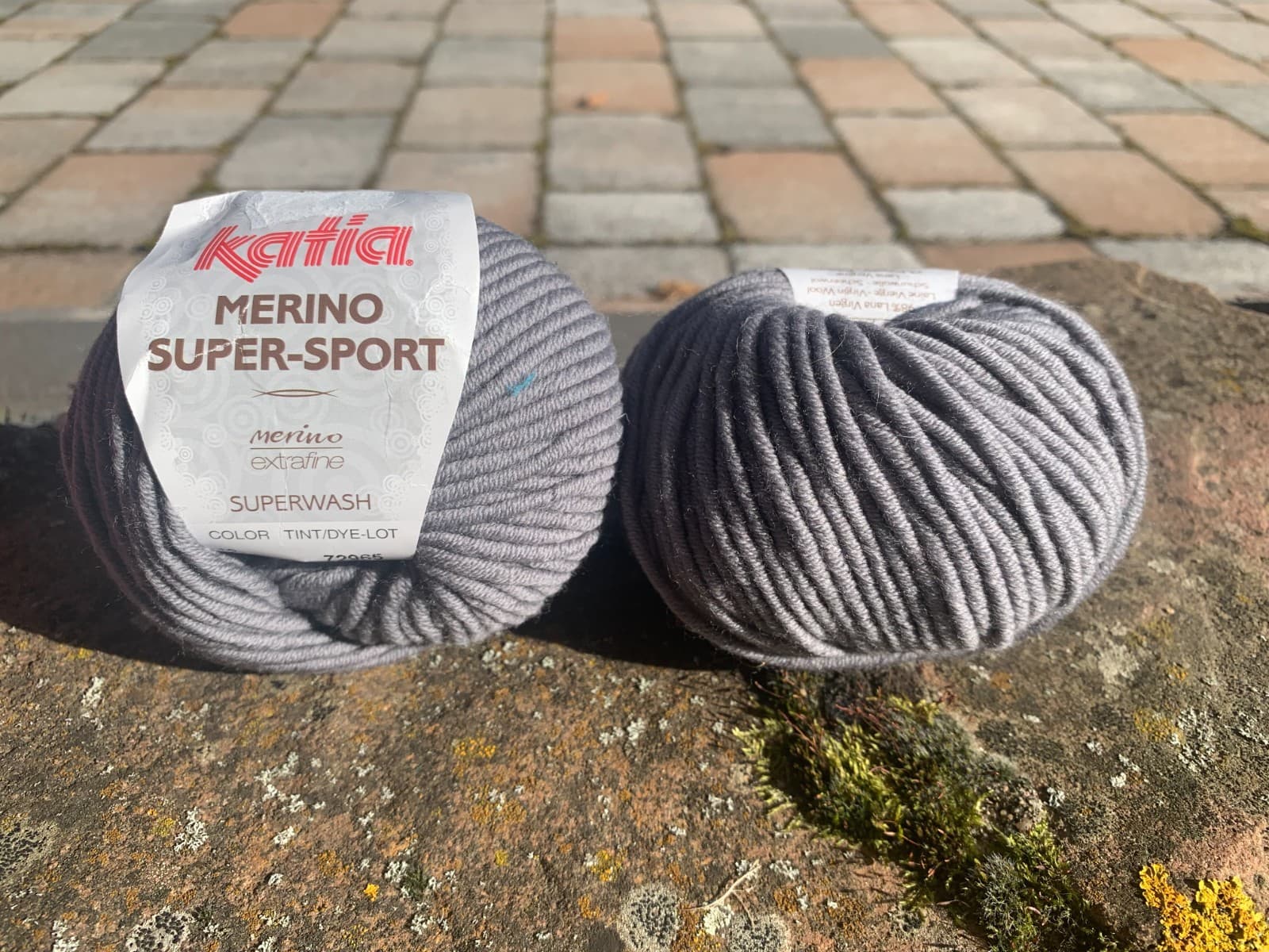 Katia Merino Super-Sport, Merino Extrafine, Farbe 12 Grau
